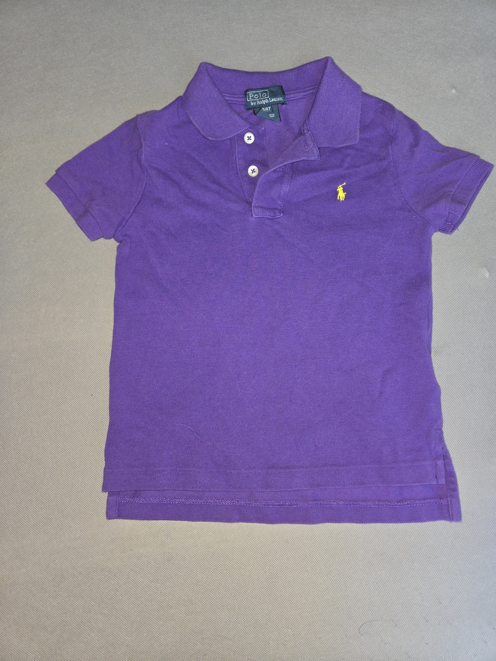 Polo Ralph Lauren Boys Purple Short Sleeve Polo Shirt Size 4T